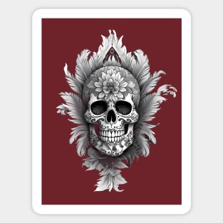 Glamorous Skull Sticker